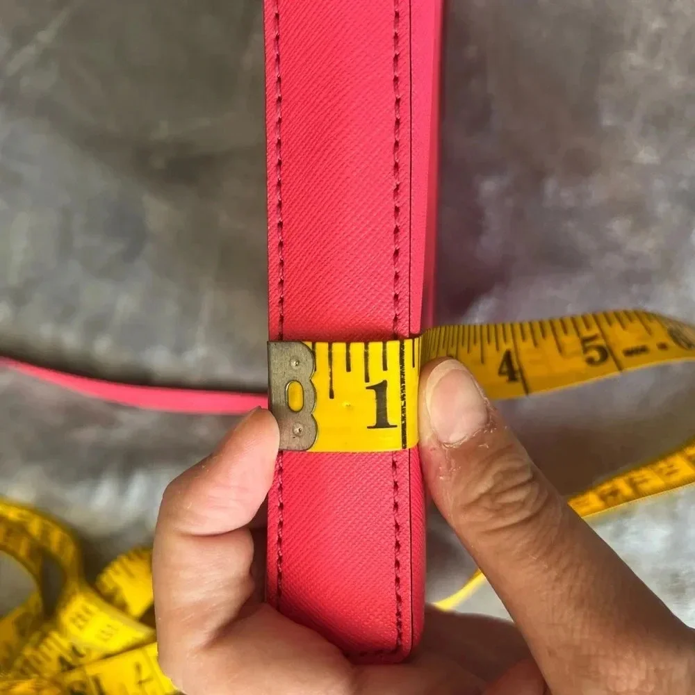 Kate Spade pink saffiano leather crossbody bag with turn lock NWOT